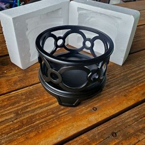 PartyLite Ebony 3 wick jar holder